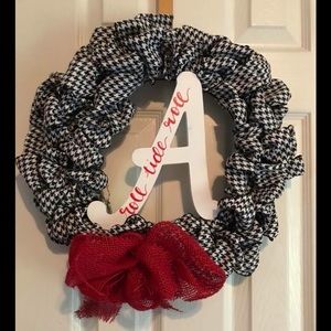 Alabama houndstooth Wreath